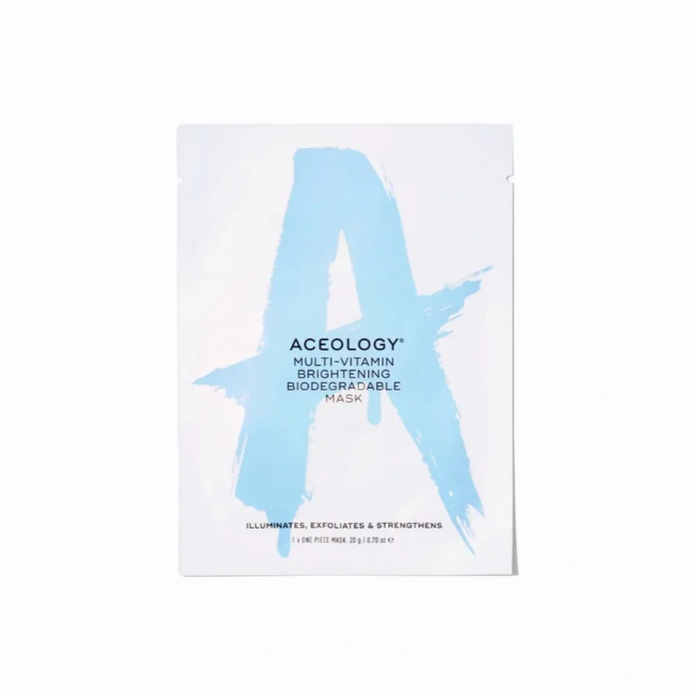 Aceology MULTI-VITAMIN BRIGHTENING BIODEGRADABLE MASK
